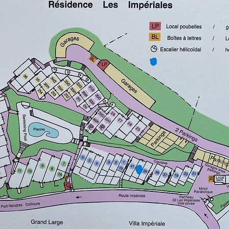 Superbe T3 Vue Sur Mer Parking Prive Classe 3 Etoiles Collioure Exterior foto