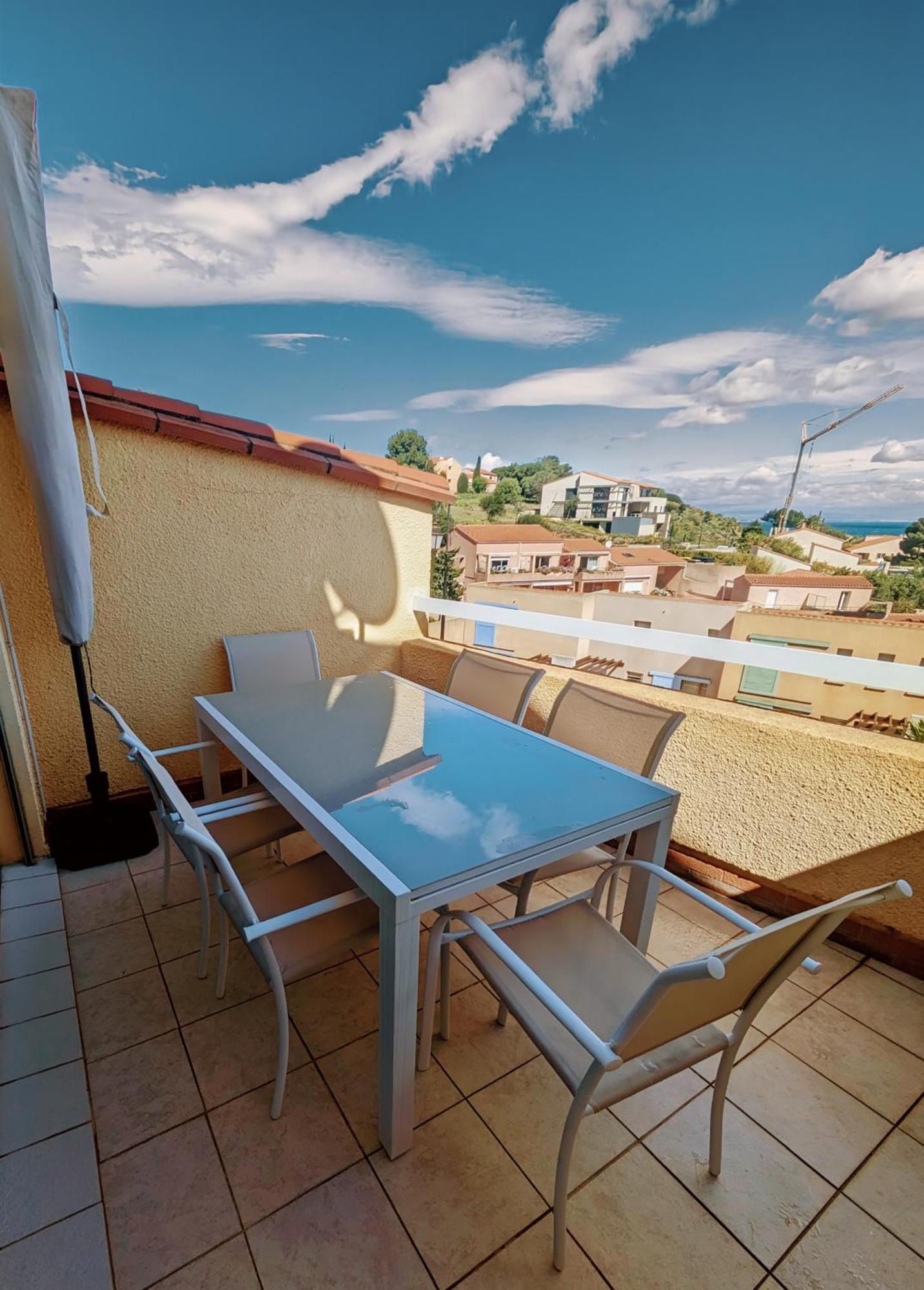 Superbe T3 Vue Sur Mer Parking Prive Classe 3 Etoiles Collioure Exterior foto